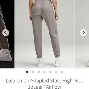 Lululemon Athletica Gray High-Rise Jogger